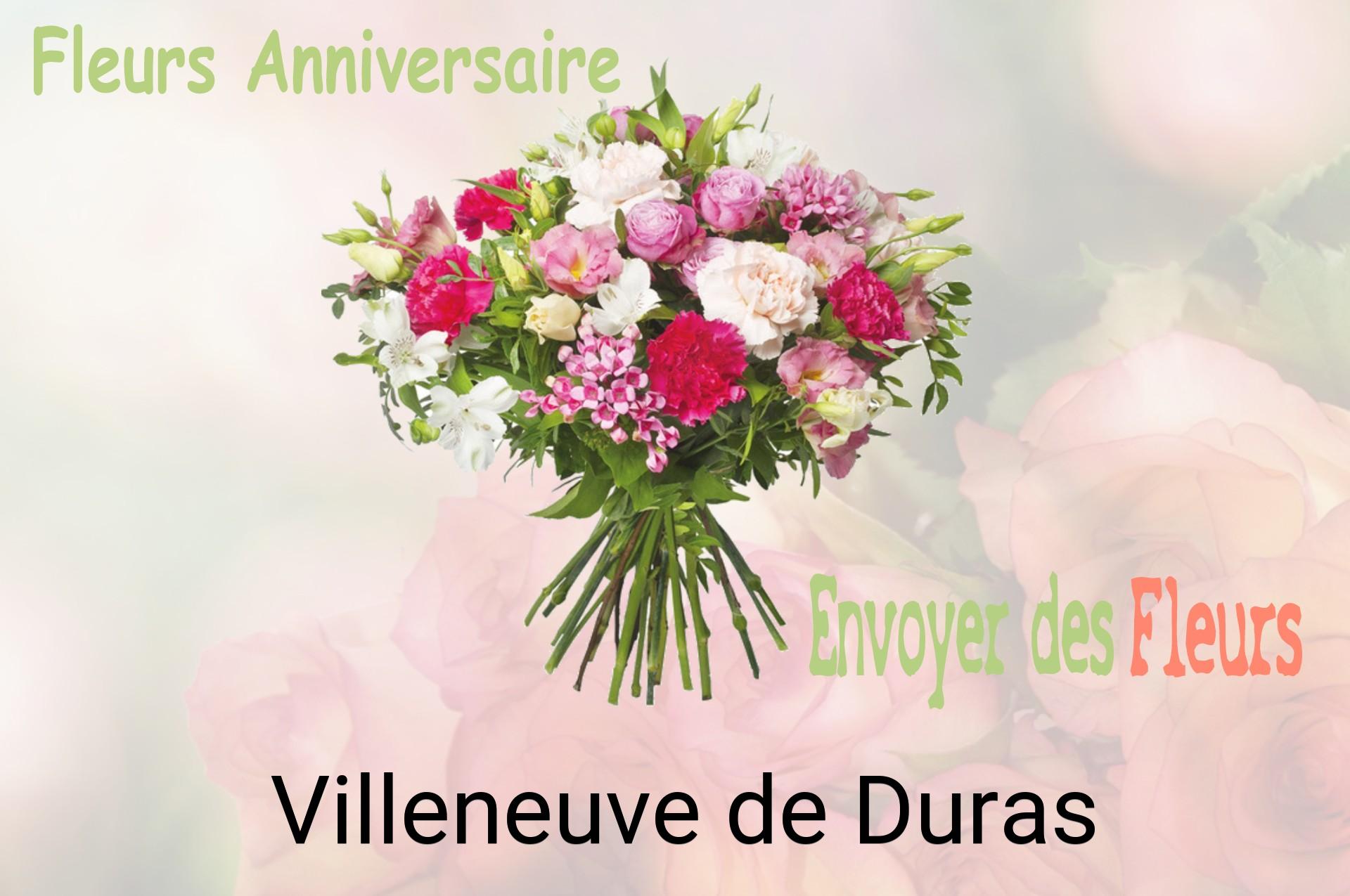 Bouquet de fleurs d’anniversaire livré à Villeneuve-de-Duras