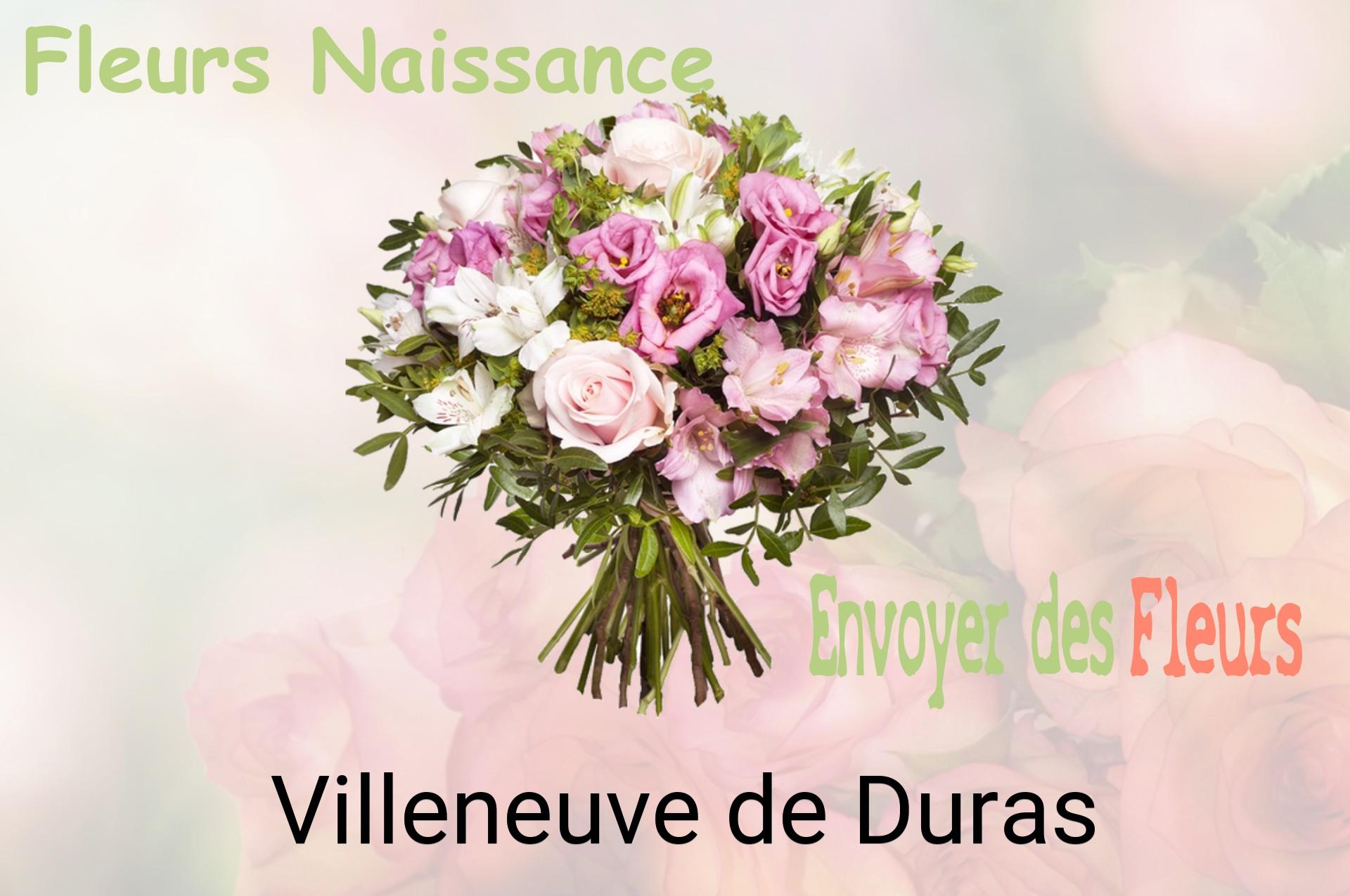 Bouquet de fleurs de naissance livré à Villeneuve-de-Duras
