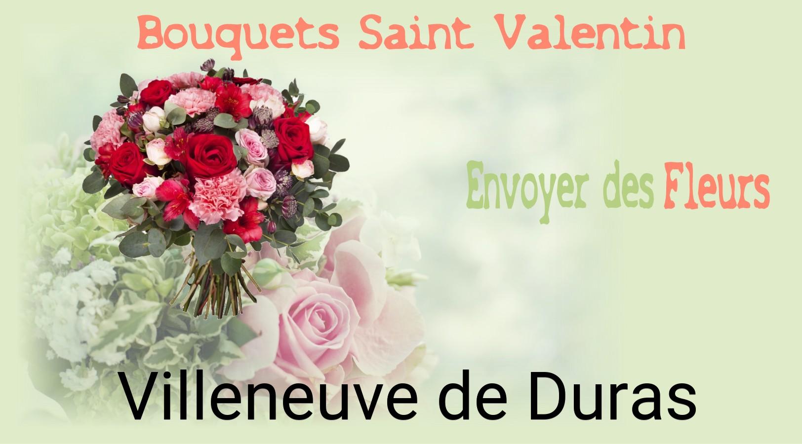 Roses de Saint-Valentin livrées à Villeneuve-de-Duras